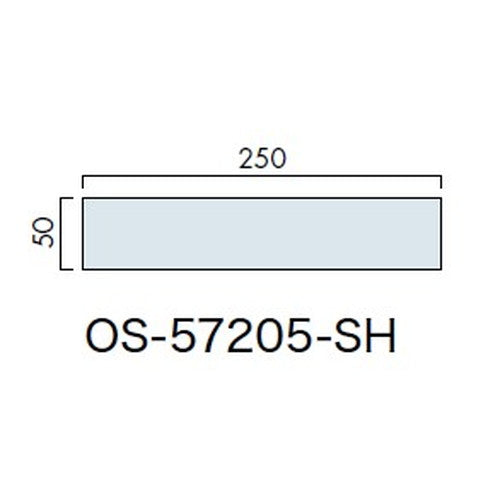 インテリアサイン ブライトサイン2 室名札(平付け) OS-57205-SH 片面対応