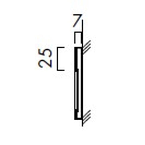 インテリアサイン フラットサイン 室名札(名札) OS-57413-SH 片面対応