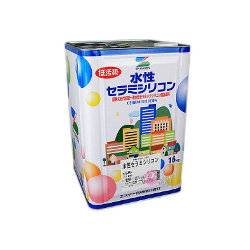 エスケー化研株式会社水性セラミシリコン淡彩艶有16kgSR-103～SR-167