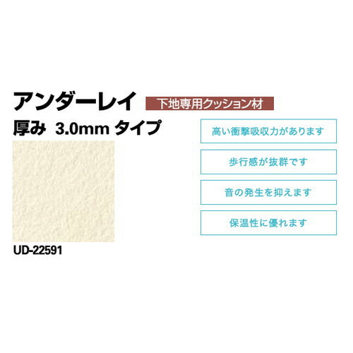 サンゲツ Sフロア アンダーレイ UD-22591 厚み3mmタイプ (1m単位)