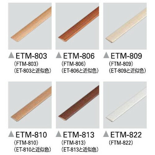 サンゲツ 施工部材 見切材 ETM-801～ETM-823 1本単位】