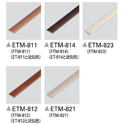サンゲツ 施工部材 見切材 ETM-801～ETM-823 1本単位】