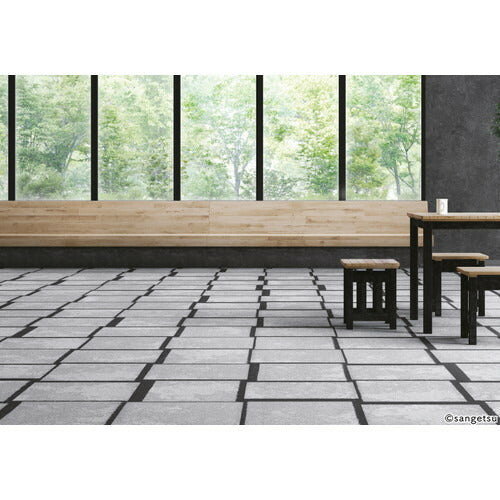 サンゲツ カーペットタイルDT NATURE ストレートジョイント DT-7050【1枚単位】| 光や木々、水、石など自然の美しさをモチーフにした有機的なデザイン