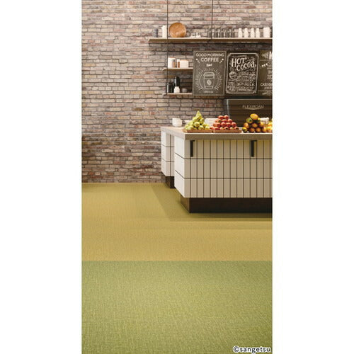 サンゲツ カーペットタイルDT FLOTEX フロテックス 50×50cm DT-1200【1枚単位】| カーペットと硬質素材の長所を併せ持つ機能性に優れた繊維系床材