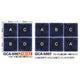 サンゲツカーペットタイルGCグラフィカJAPANESQUEカット&ループ・クロスGCA-5007GCA-50084枚1セット
