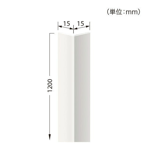 サンゲツ Sフロア 腰壁シート用専用部材 コーナー材(出隅用) 1本単位