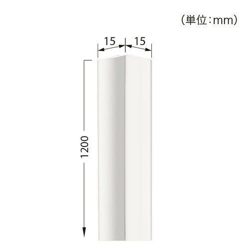 サンゲツ Sフロア 腰壁シート用専用部材 コーナー材(入隅用) 1本単位