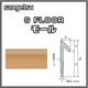 サンゲツSフロアモール材ケース単位(2m×20本入)の画像