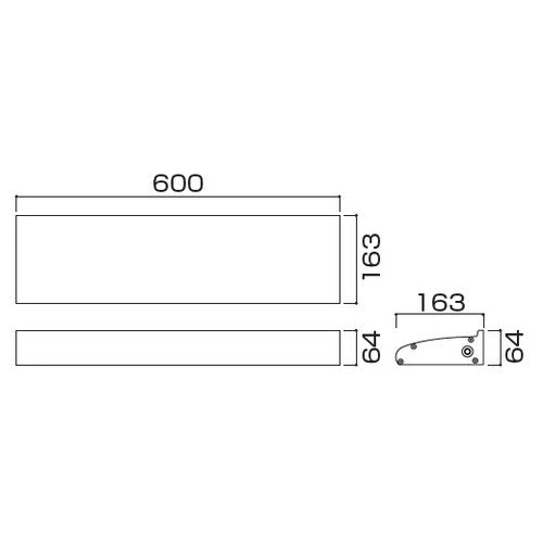 【ポラックス4】【W600 昼光色】【ダウンライト】【三和サインワークス】 【H1800看板クラス】POLLUX4-600L-65K