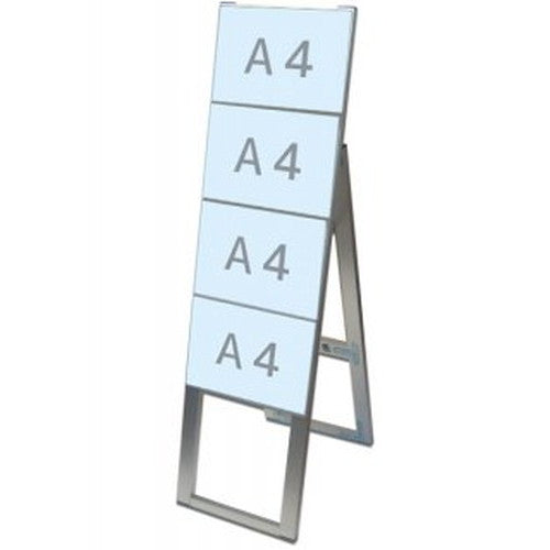 カードケーススタンド看板A4横4片面ハイCCSK-A4Y4KHの商品画像