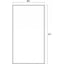 枠付ホワイトボード 450×900mm WBW450×900
