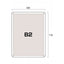 ポスターグリップ32R(屋外用) B2ホワイト TSK-PG-32R-B2W(G)