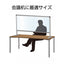 ブラックパーテーションスタンド600X1700ロウ (塩ビ仕様) BHBPL600X1700E