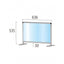 パーテーションスタンド450X600ロウ (塩ビ仕様) HBPL450X600E
