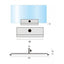 アクリルパーテーション窓付 500×600 APT-M500X600