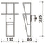 看板用パンフレットホルダーPR-912シルバー A-PR-912