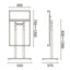 ラージパネルスタンド大型ベース PS-19 42925***