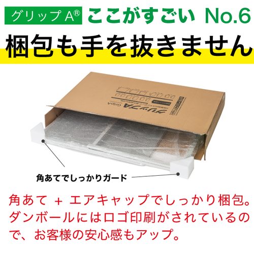 グリップA A1 ロータイプ 両面 GA-A1LW (シルバー・ブラック)