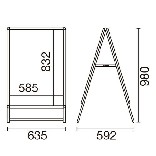 スリムグリップA A1 ロータイプ 両面 シルバー 56981A1S