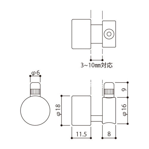 ワイヤーシステム パネル吊 BSU-1S 61313-01