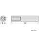 パネルフィクスバーΦ6-30片ナットSCPAB054の商品画像