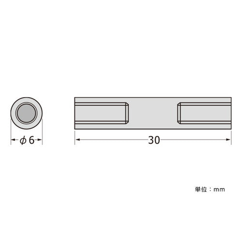 パネルフィクスバーΦ6-30両ナットSCPAB058の商品画像