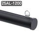 メディアホルダー(アルミ25AL-1200ブラック40888BLKの商品画像
