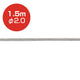 ストレートワイヤー7×7(両ハンダ)1.5mφ2.0NSTW2015の商品画像