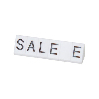プライスキューブ補充M用5セット白/黒SALE07106BKS