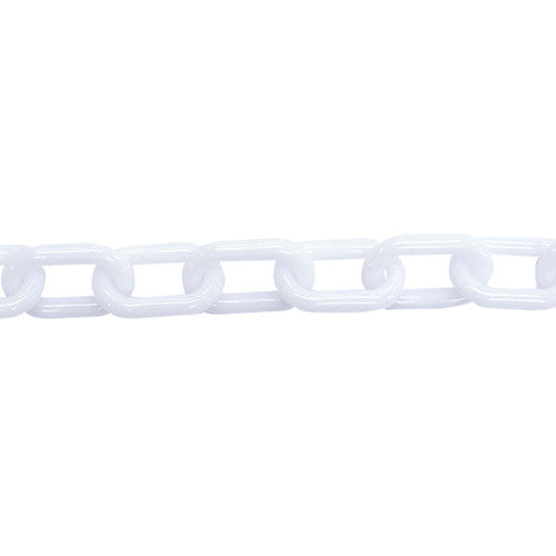 プラスチックチェーンNO.40(PW)白22637WHT