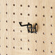 有孔パネル用フックブラック(10本入)L5061853-02