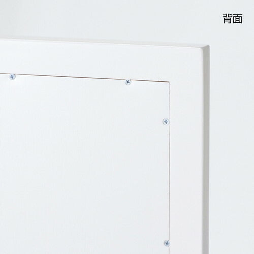 木製スリム立掛けミラー(鏡厚5mm)白 56552***