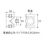 パイプクランパー ID-604 クランパーT型 ユニクロメッキ ユニクロメッキ 61877-01