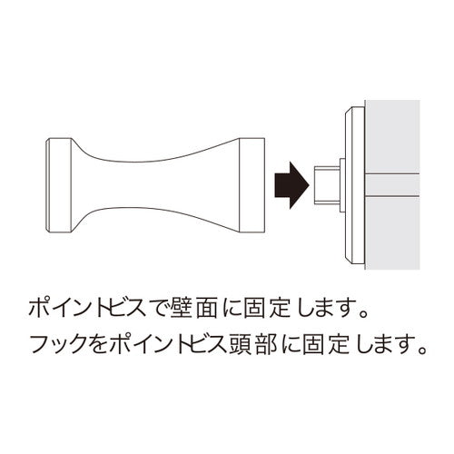 スカルプシリーズ フック用パーツ ベース金具 t3-φ25 t3-φ25 SCPEA010