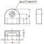 PAMP 棚パーツ 棚柱用エンドキャップ 黒 SP-18E-BL SP-18E-BL 52147***