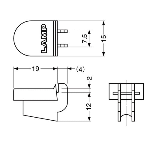 PAMP 棚パーツ 棚受 SPH-20 52149***