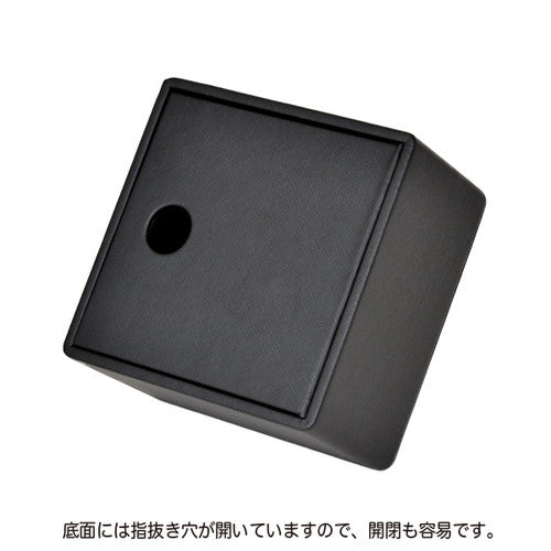 ホテル用客室備品 ティッシュボックス スクエア HG03BKブラック HG03BK ブラック 61192BLK