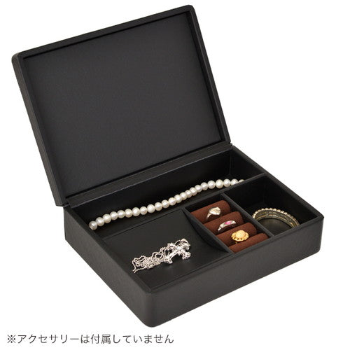 ホテル用客室備品 ジュエリーボックス HG15BKブラック ブラック 61211BLK