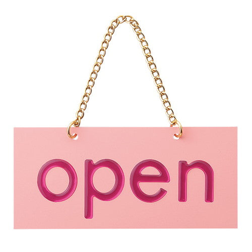 オープン/クローズ札 FJ221-1 レインボープレート OPEN ピンク OPEN ピンク EFJ221-1