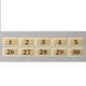 テーブルナンバー和風タイプBJ25チークー6EBJ25-6*の商品画像
