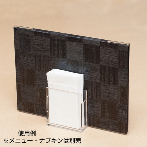 インフォメーションブック/メニュー立 ナプキンスタンド付メニュースタンド 56958***