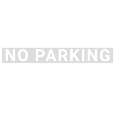 三角コーン用シールNOPARKING(黒文字/白文字)64674-1
