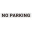 三角コーン用シール NO PARKING (黒文字/白文字) 64674-1