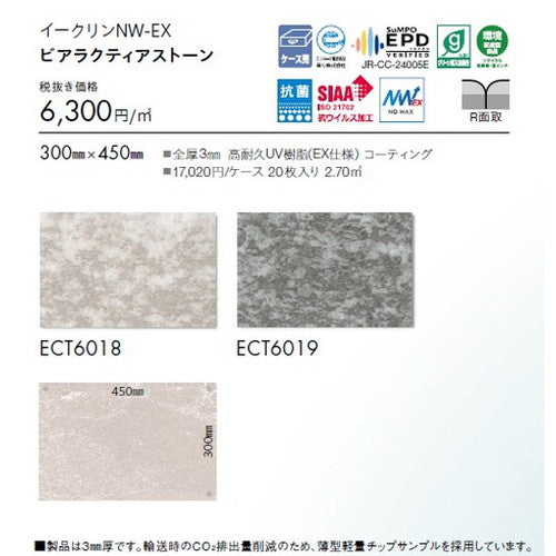 東リタイルイークリンNW-EX300mm×450mmケース売り(20枚入)の画像