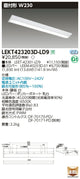 東芝LEDベースライトLEKT423203D-LD9TENQOO直付40形W230LED組み合せ器具