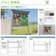 【ローコスト壁付掲示板】【タテヤマアドバンス】 【W1792×H885】【本体 シルバー】アルミ掲示板・簡易型 壁面式 LKN-1810 5S20168