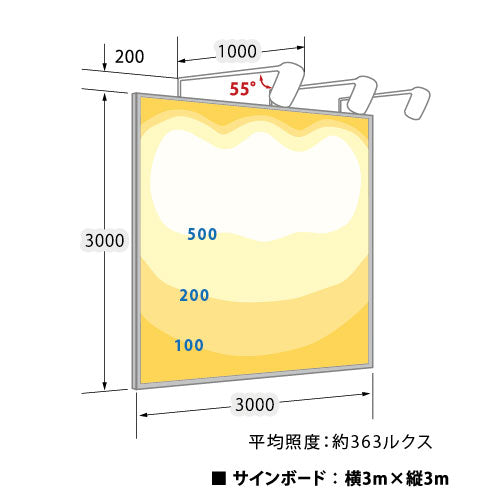 【バラスト160W/フランジ型】【昼光色 狭角】ニッケンハードウェア 一体型LEDアームスポット ビュートロン VT20-40C-F 白