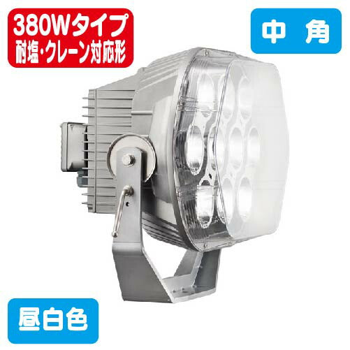 岩崎電気E31223M/NSAN2LED投光器レディオックフラッドブリッツ380Wタイプ耐塩形+クレーン対応形中角タイプの商品画像