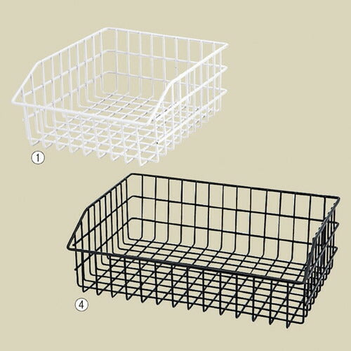 kp38-121-18-3 ネットカゴ ワイドタイプ W43cm 白