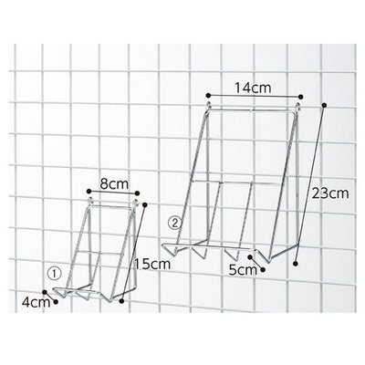 kp38-132-14-1 ネット用傾斜ブックフック W8×H15cm